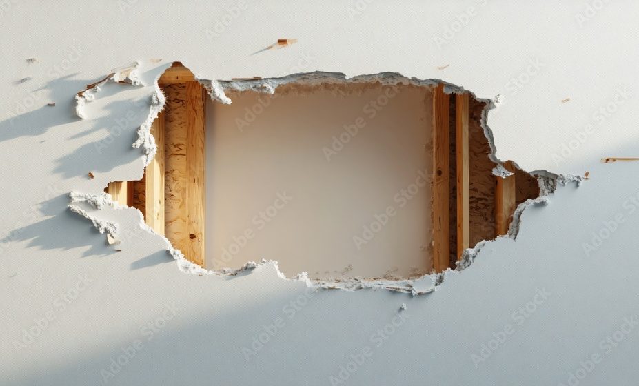 Broken drywall  Bricopro